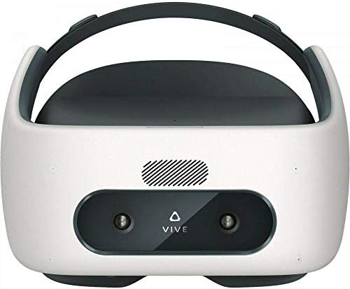 HTC Vive Pro Focus Plus 6DOF VR Headset in Almond White Bundle Including VR Headset, Controllers, face Cushion, QC 3.0 Charger and USB Type-C Cable - Image 7
