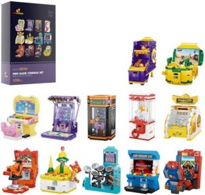 JMBricklayer Friend Game Console Building Set 20134,12 in1 Mini Game Console Collectible Model Building, Christmas Party Favors for Goodie Bags, Classroom Prizes, Birthday Gifts for Girls Boys